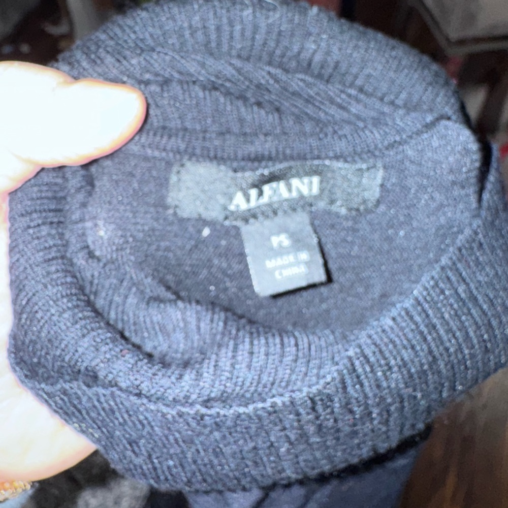 Alfani Men's Turtleneck Sweater in Black